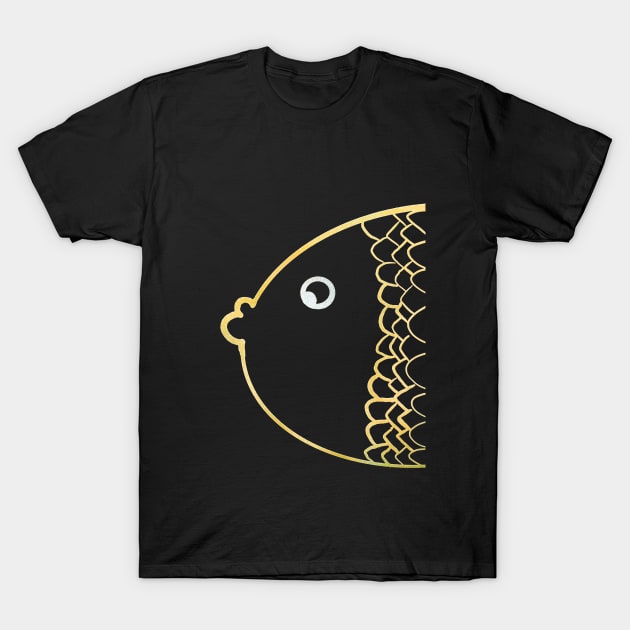 Colorful karp rainbow yellow T-Shirt by Uwaki